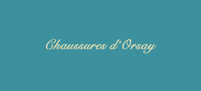 Chaussures d’Orsay